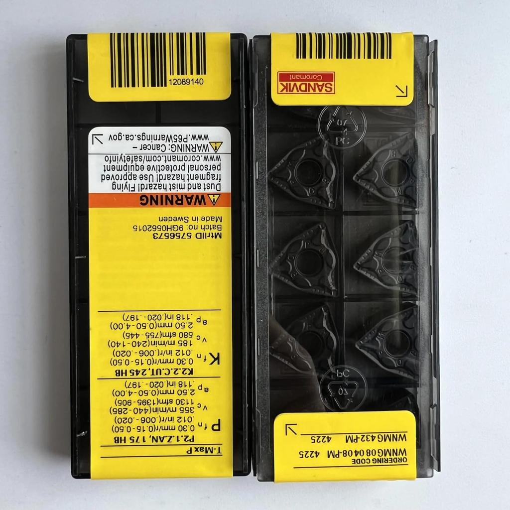 Original Sandvik / WNMG080408-PM 4225 /Carbide CNC Blade 10 PCS