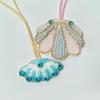 Lightweight Marine Themed Pendant For Bag Decoration with Coral And Shell Themed Bag Accessory Charm Backpack Decors