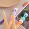 Back To School Season 10pcs 0.5mm Cat Cone Shape Gel Pen Shape Pen Cute Stationery Student Kitten Ice Cream Pen Signature Pen