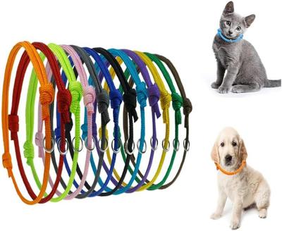 12PCS Puppy Collars, Puppy Whelping Collars Assorted Colors Adjustable Basic ...