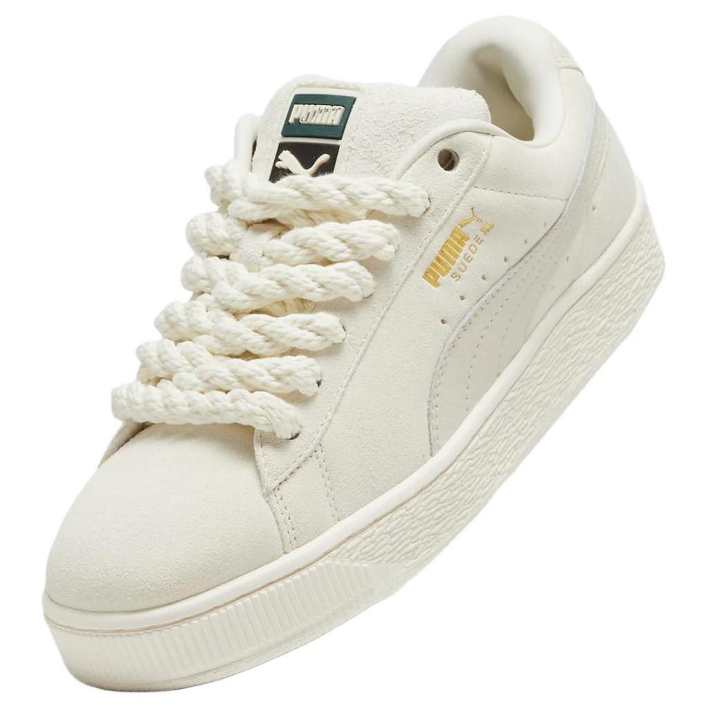 Puma Sneakers Unisex in Camoscio con Corda XL Crema Avorio Opaco Grigio Vapore 398708-01