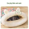Cat Sleeping Bag Bed With Tail Comfortable Pet Snuggle Sack Thickened Winter Warm Cozy Calming Cat Bed Pet Supplies