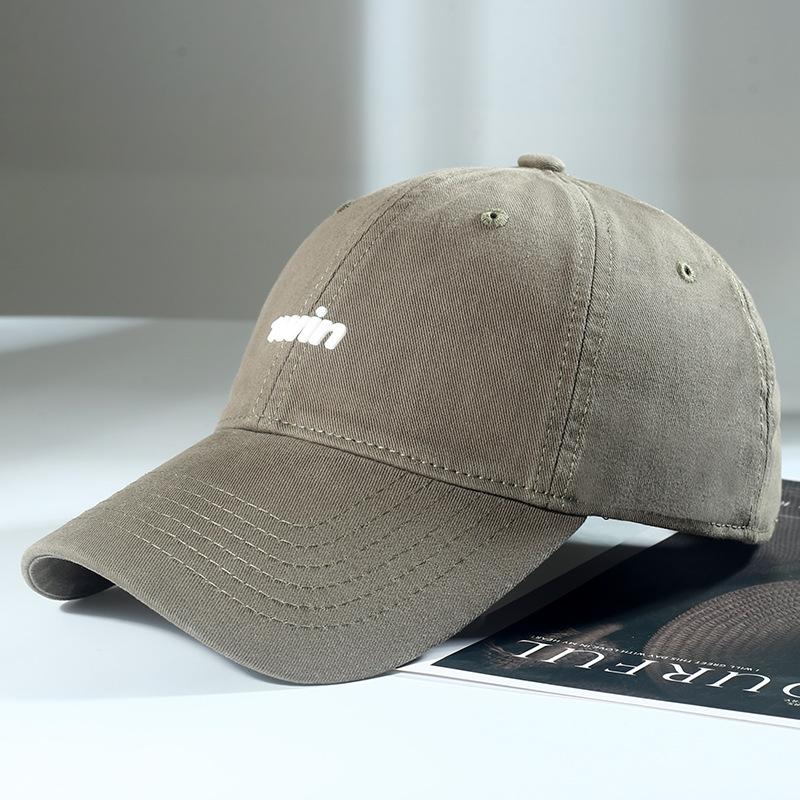 Fashion Hat Women's New Soft Top Baseball Cap Korean Version Trendy Fashion Couple Simple Candy Color Sunscreen Cap Men