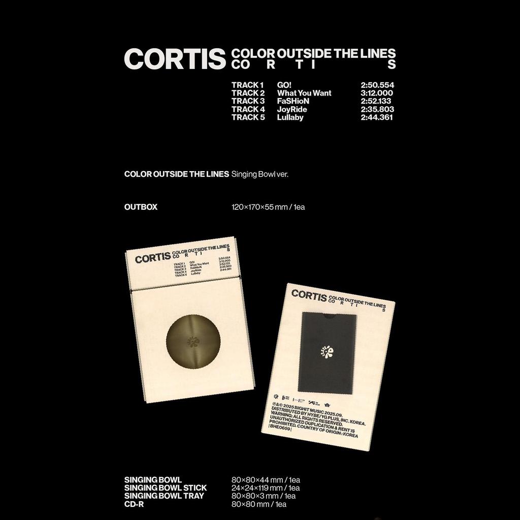 CORTIS [COLOR OUTSIDE THE LINES] Singing Bowl ver.