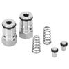 Ball Lock Keg Post Parts Stainless Steel Poppets Springs Gas Liquid 19 32in‑18 Female Thread