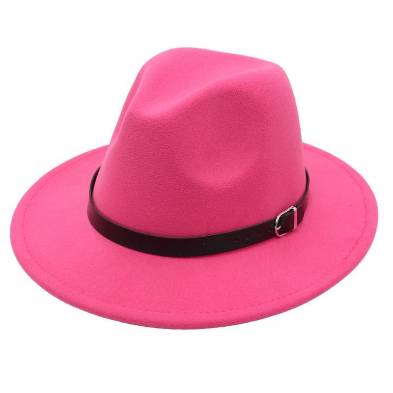 Ethnic Style Vintage Fedora Hat With Wide Brim For Women And Men