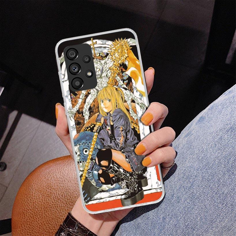 N-Note D-Death MisaMisa Phone Case For Samsung Galaxy A52 A32 A22 A12 A51 A31 A50S A30S A20S A10S Note 20 Ultra 10 Plus S10 A72