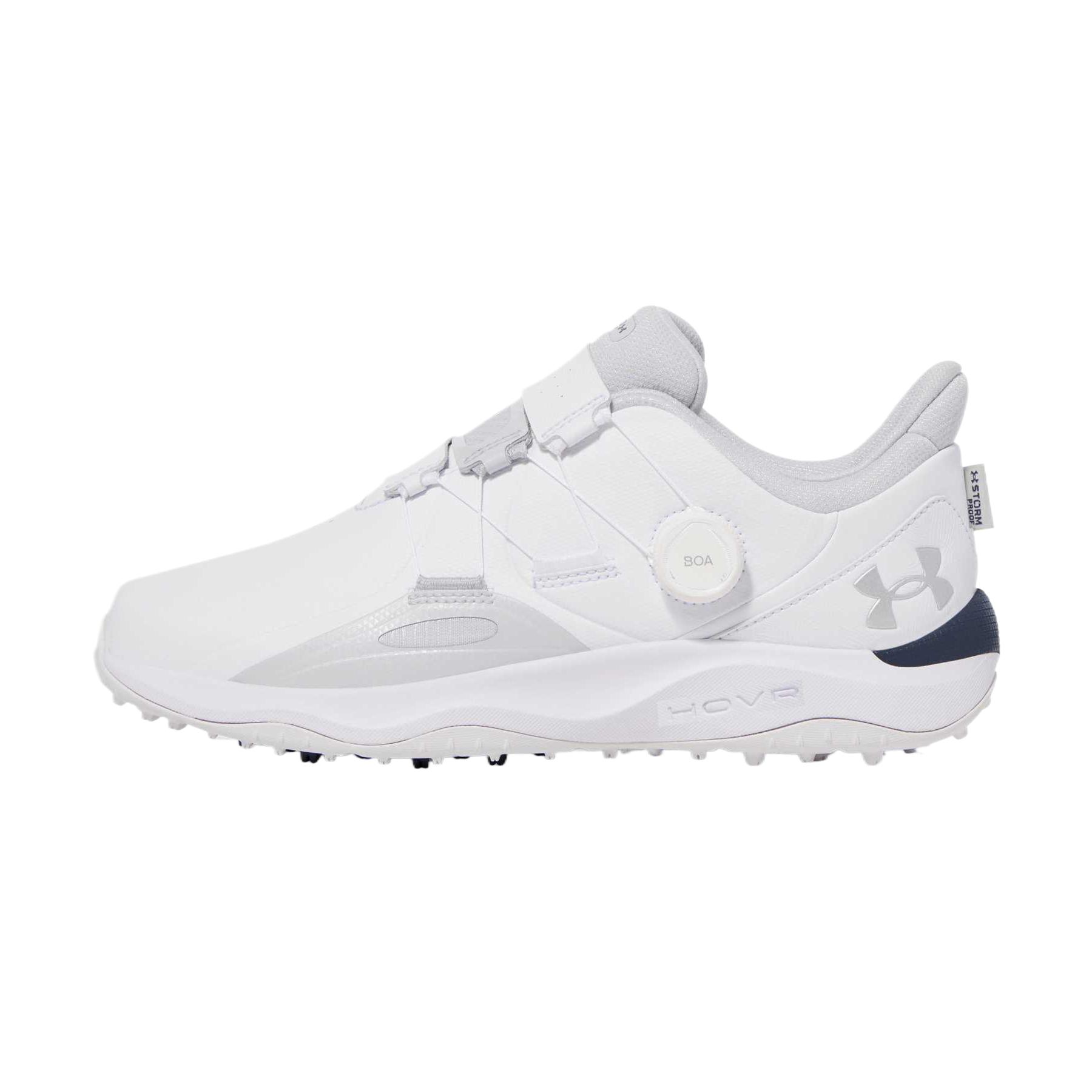 

Under Armour Drive Pro Удобные Модные Универсальные Низкие Гольф-Кроссовки Мужские Белые 6007022-100 42