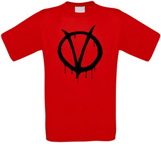 V per Vendetta V come Vendetta Guy Fawkes Culto Movie T-Shirt XXXXL