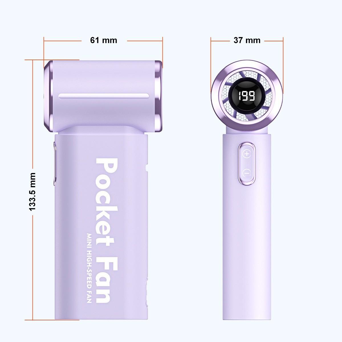 

Compact T317 Handheld Fan: Powerful Wind, Long Battery Life, Easy to Carry High-Speed белый