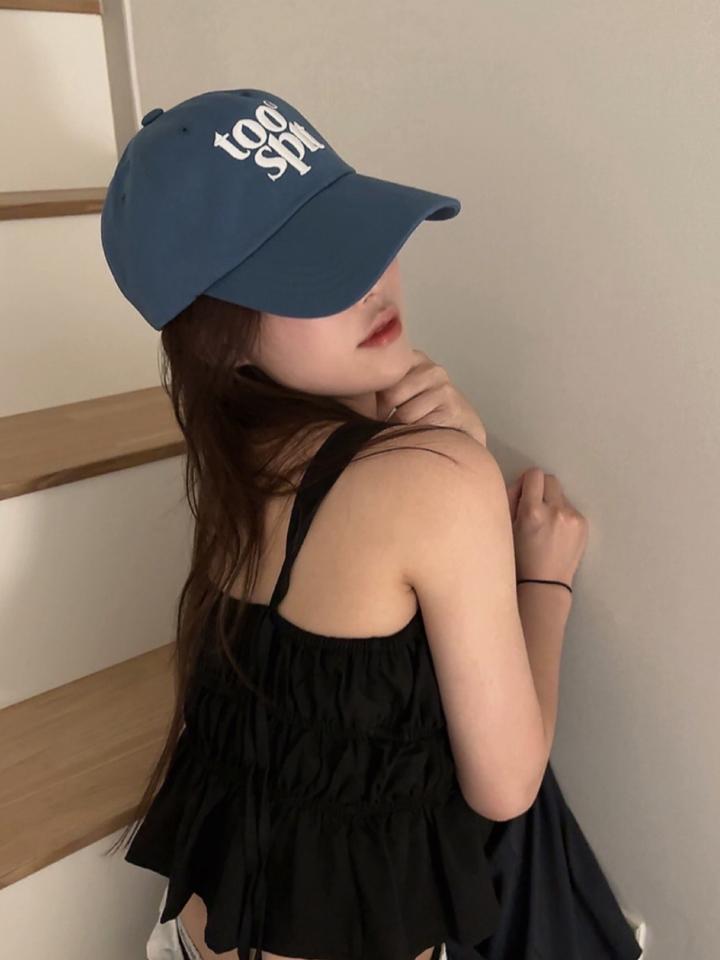 Tueseupis Volume Logo Ball Cap (Mid Blue)