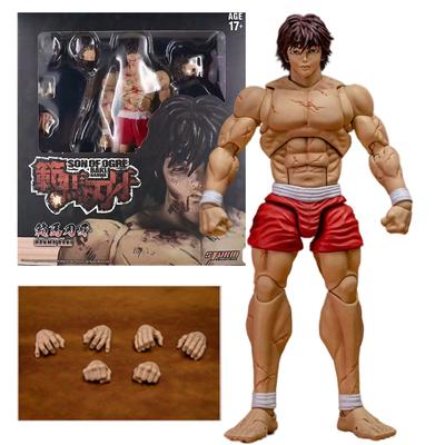 Anime Pickle Hanma Baki Figur Modell Die Gelenke Sind Beweglich Spielzeug Zweiköpfige Statue Geschenk Sammlung Dekorative Ornamente PVC