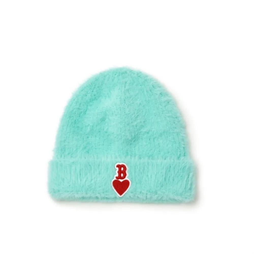 MLB Kids Heart Beanie A7 7ABNH0146 43MTM 50IVS 50PKL 2.7ABNH0146 50IVS