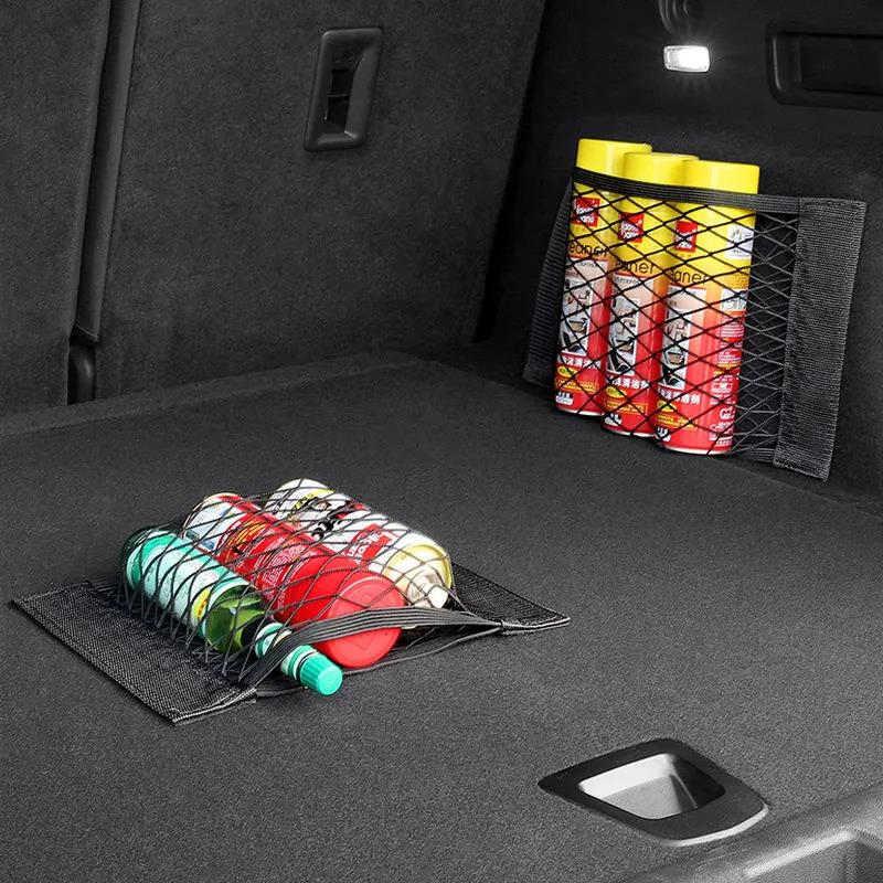 Car Trunk Box Storage Bag Net Sticker For Nissan Accessories Qashqai J11 Juke X-trail T32 Tiida Note Almera Primera Pathfinder