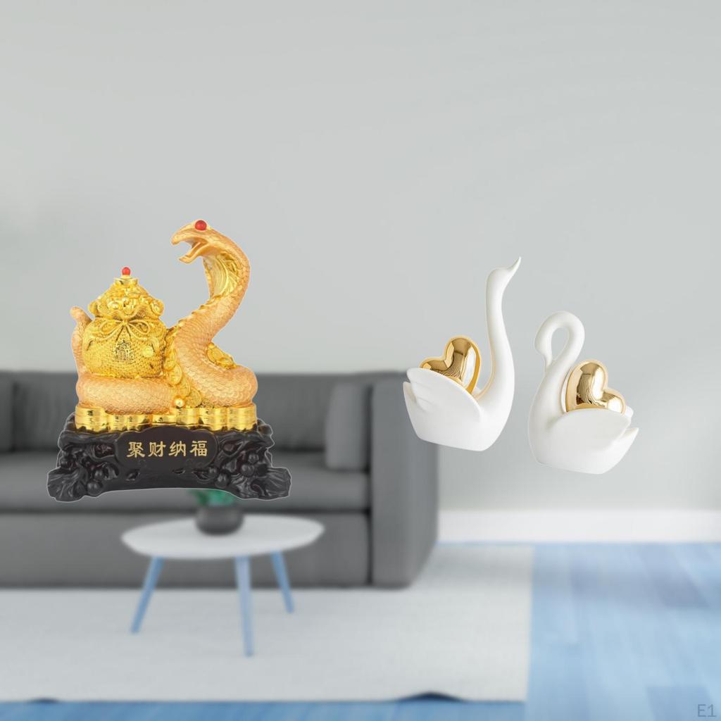 Sculpture Animal Statue Cornucopia Collectible Art Crafts Chinese Year Figurines Tabletop