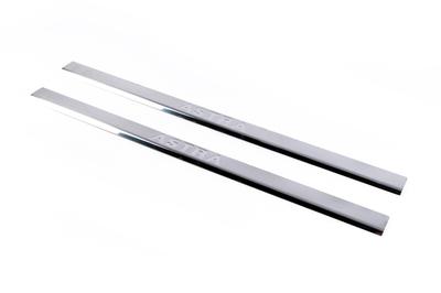Door Sills Carmos (Coupe, 2 Pcs, Stainless Steel) for Opel Astra G Classic 1998-2012