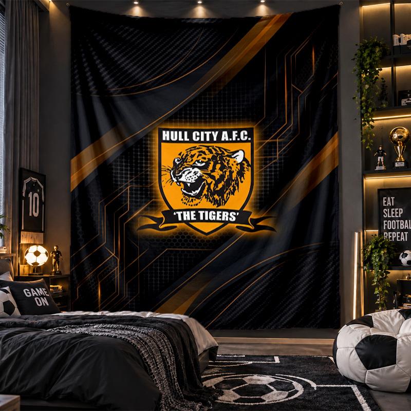 Wall Hanging Tapestry Hull FC Print Cloth for Living Room Bedroom Home Decor