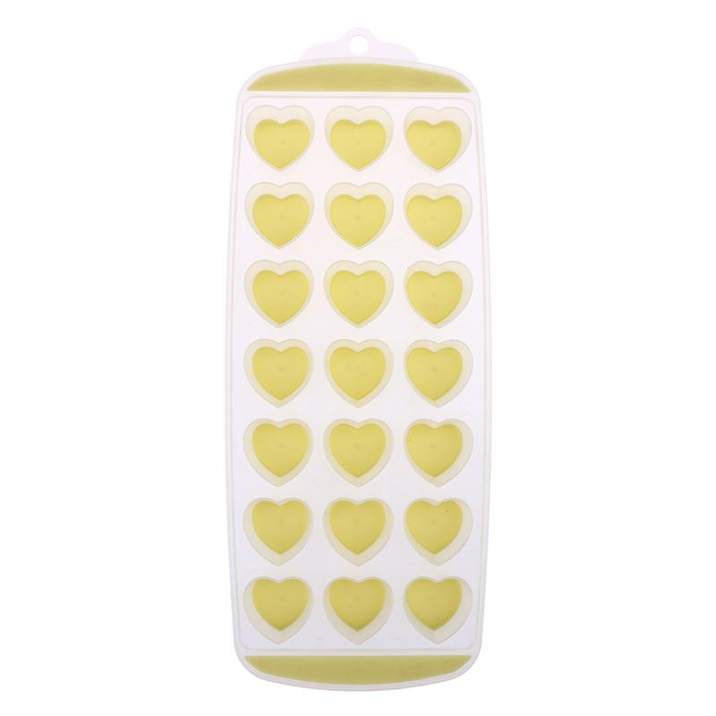 21 Holes Love Heart Shape Silicone Ice Cube Tray Diy Chocolate Fondant Mould Ice Cube Jelly Kitchen Baking Tool