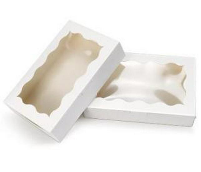 

Rectangular Kraft Window Box for Candy, Macarons, Desserts, Cakes, and Gifts