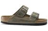 Birkenstock Arizona Soft Footbed Oiled Leather 'Faded Khaki' 1019313