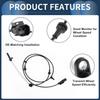 ABS Wheel Speed Sensor Front Left Right ABS Sensor Anti-lock Braking System Sensor No.DG1Z2C204A for Ford Taurus 2013-2019