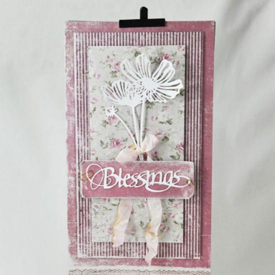 Květinové kovové vyřezávací raznice DIY Scrapbook Papírové karty Šablona na výrobu alb