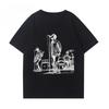 Oasis Band Album TShirt Mens and Women Summer American Vintage British Rock Graffiti Short Sleeves Clothes Casual Tops Popular