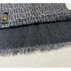 Used 00's Vintage FENDI Zucca Pattern Wool Muffler Stole