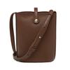 Mini lightweight soft leather bucket bag 2024 new fashion small bag for women Korean version textured casual crossbody phone bag