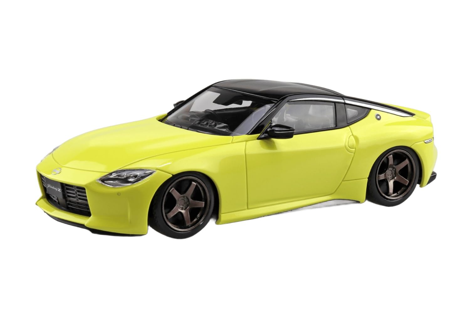 

Aoshima Bunka Kyozai Rakupla Snap Kit Nissan RZ34 Fairlady Z Custom Wheels Ikazuchi Yellow Plastic Model Co., Ltd. (AOSHIMA) 1/32 No. 17CU-IY