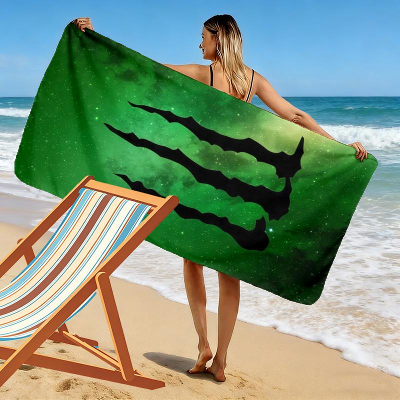 Monster Energy Towel, Large Soft Quick Dry Towel for Beach Camping Swimming