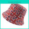 British Flag Reversible Bucket Hat Sun Protection For Outdoor Activities