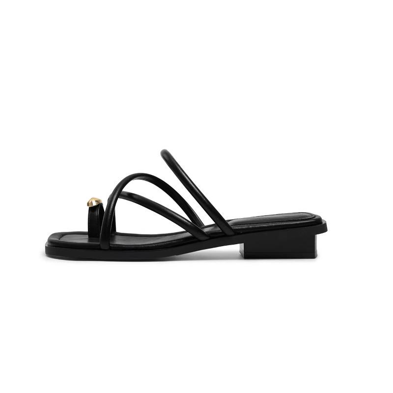 Summer Women's Heel Sandals Slipper Flat Heel Roman Shoes Low Heels Sandals Footwear Women's Gladiator Open Toe Beach Ladies