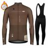 2025 Nový Gobikful - Pánský cyklistický oděvní set, Termovlna Dlouhý vlněný set a Dlouhé kalhoty pro venkovskou jízdu na horském kole
