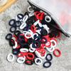 50/100 Stück Kinder elastische Haarbänder Mädchen Gum Scrunchie Gummiband für Kinder Nylon Haargummis Stirnband Baby Haarschmuck