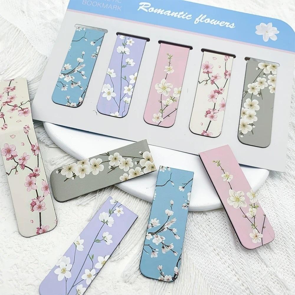 5 Pcs/Set Bible Quote Magnetic Bookmark Set Motivational Bookmark for Reading, Annotation, and Gift