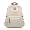 New Women's Large Capacity Backpack Fashion Solid Color Backpack Nylon Student School Bag Travel Backpack