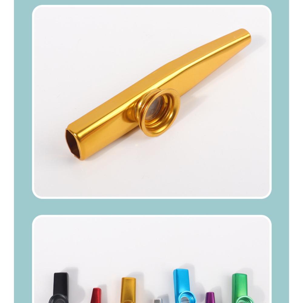 Metall-Kazoo, Professionelles Kunststoff-Kazoo, Kazoo-Trompeten-, Posaunen- und Saxophon-Stil, Kazoo-Röhren, Kazoo-Membranen