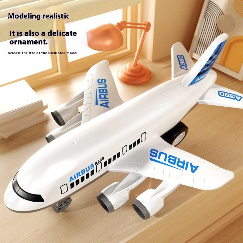 

Oversized Inertia Airplane Toy for Children and Boys Shatterproof Car and Airliner Model Gift