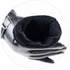 Autumn and Winter Leather Gloves Men's Touch Screen Leather Gloves PU Driving Three Tendons Skiing Cold Protection Warm Velvet Thickened