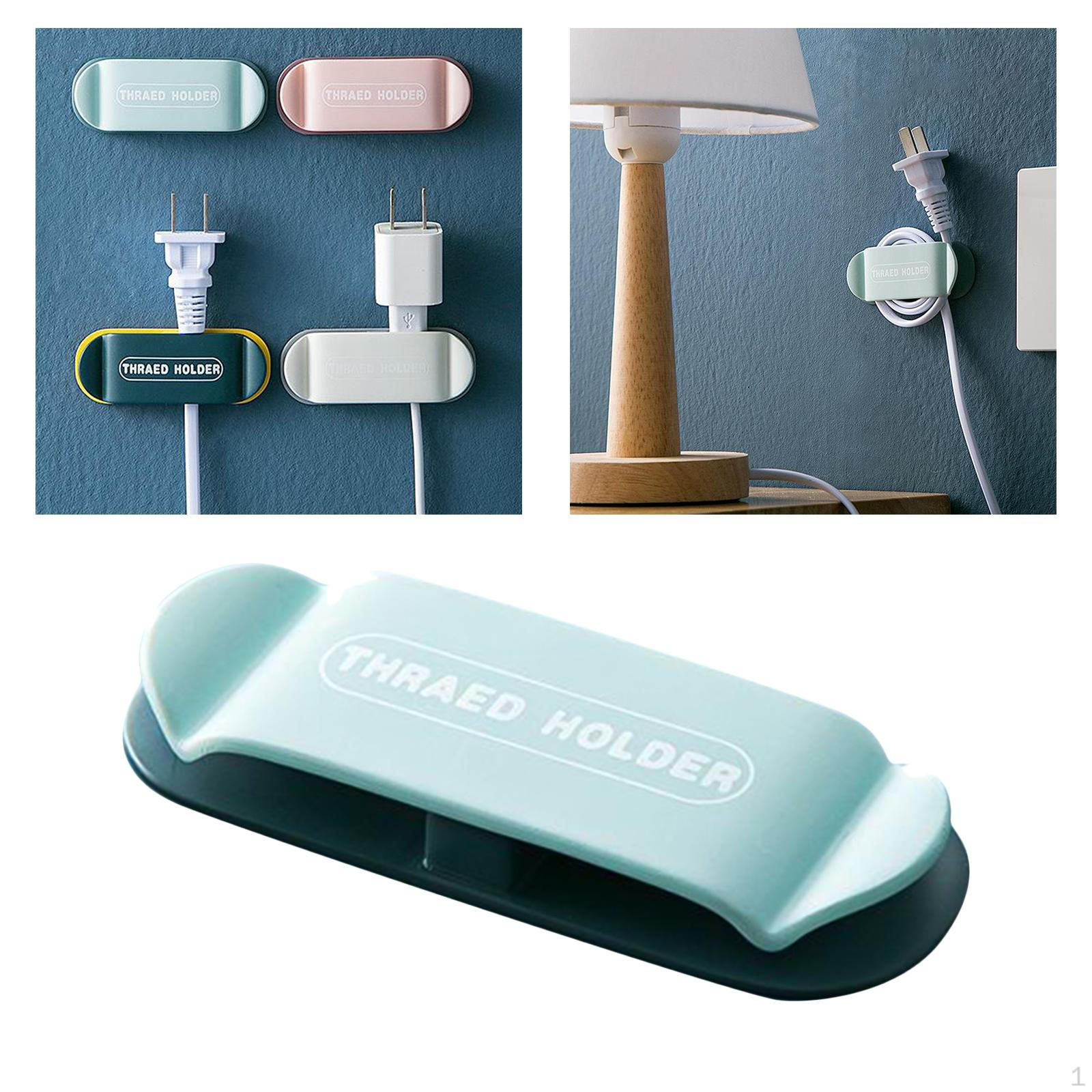 

Тримач кабелю Зубна щітка, Гачки для розеток Самостійні вішалки Тримачі розеток для дрилів Настінний монтаж світло-синій колір