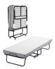 Rollaway Bed, 31 In X 75 In Folding Bed with 4 In Mattress, Twin Size Foldable Bed with Sturdy Metal Frame & Memory Foam Mattress
