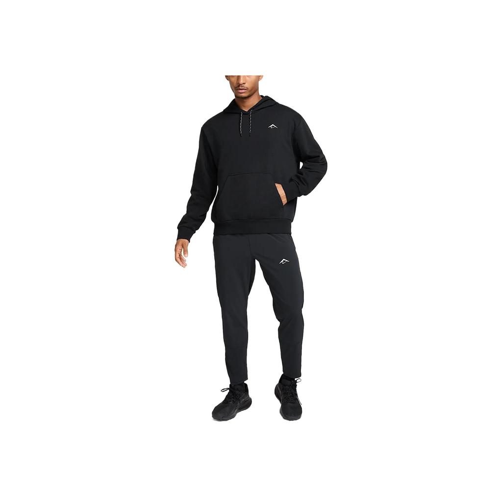 Nike Dri-Fit Trail Warm Comfortable Soft Long Sleeve Sweatshirt Men sweatshirt Black Summit-White HJ3570-010