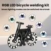 DIY-Fahrrad-Lötprojekt Fahrrad-Elektronik-Suite Mit SMD-RGB-LED-Leuchten Drehknopfsteuerung für MINT-Bildung Valentinstagsgeschenk