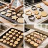 ABKS-Metal Biscuit Cutter Stainless Steel Cookie Cutters Set Heart, Flower Round,Star Shape Molds