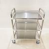 Stainless Steel Medical & Beauty Trolley - Mobile Storage & Instrument Cart