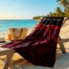 Rose Customize Your Name Beach Towel High Absorbency & Quick-Dry Suitable for Swimming Gym Camping Yoga Vacation