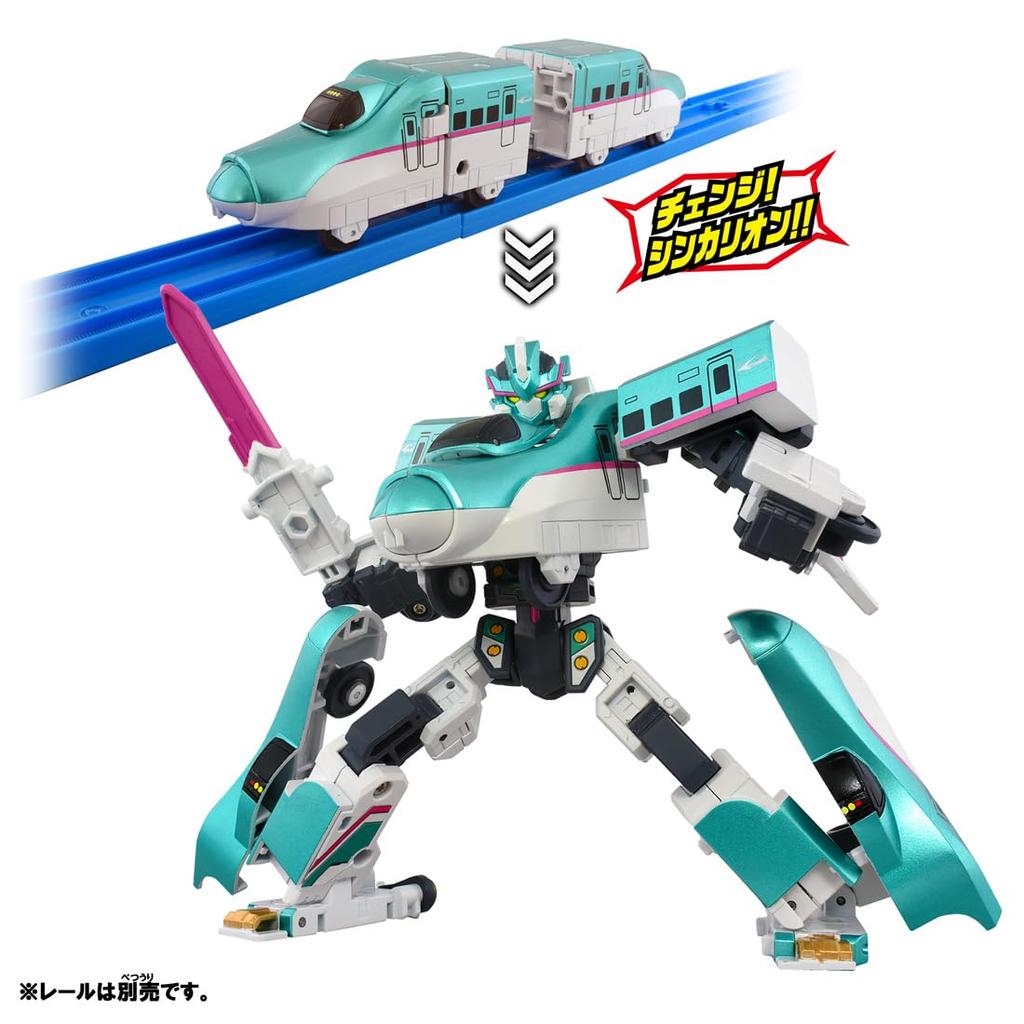 Takara Tomy Plarail SGX01 Shinkalion E5 Hayabusa Train Toy 3 and (Ages up)