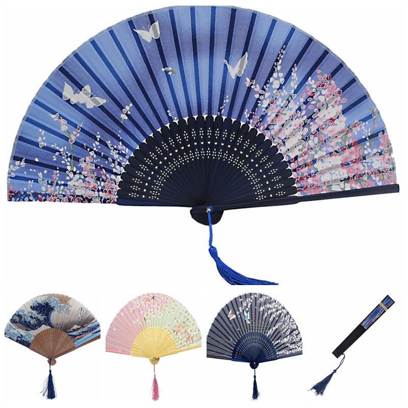 

Цветок узор кружева бамбука портативных складывающиеся веера для девочек женщин