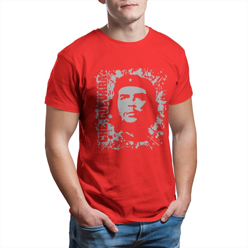 Che Guevara Rebel Cuban Guerrilla Revolution T-Shirts Men  Printed 100% Cotton Tees Plus Size Summer Tops